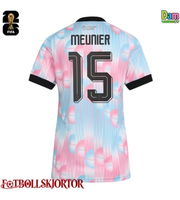 Belgien Thomas Meunier #15 Bortatröja Dam VM 2026 Kortärmad